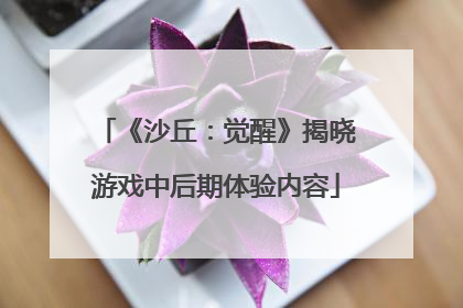 《沙丘：觉醒》揭晓游戏中后期体验内容