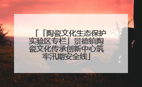 「陶瓷文化生态保护实验区专栏」景德镇陶瓷文化传承创新中心筑牢汛期安全线
