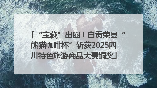 “宝藏”出圈！自贡荣县“熊猫咖啡杯”斩获2025四川特色旅游商品大赛铜奖