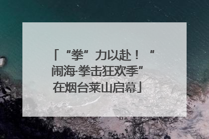 “拳”力以赴！“闹海·拳击狂欢季”在烟台莱山启幕