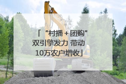 “村播＋团购”双引擎发力 带动10万农户增收