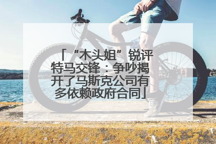 “木头姐”锐评特马交锋：争吵揭开了马斯克公司有多依赖政府合同