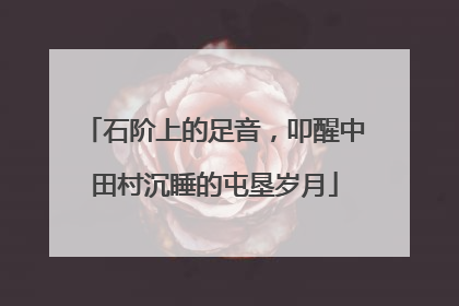 石阶上的足音，叩醒中田村沉睡的屯垦岁月