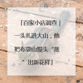 百家小店调查｜一头扎进大山，他把布袋山馒头“蒸”出新花样
