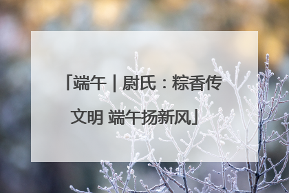 端午｜尉氏：粽香传文明 端午扬新风