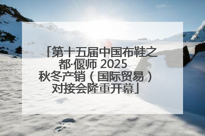 第十五届中国布鞋之都·偃师 2025 秋冬产销（国际贸易）对接会隆重开幕