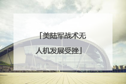 美陆军战术无人机发展受挫