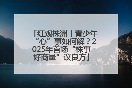 红观株洲丨青少年“心”事如何解？2025年首场“株事好商量”议良方