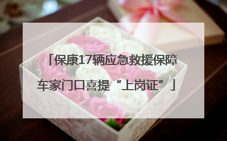 保康17辆应急救援保障车家门口喜提“上岗证”