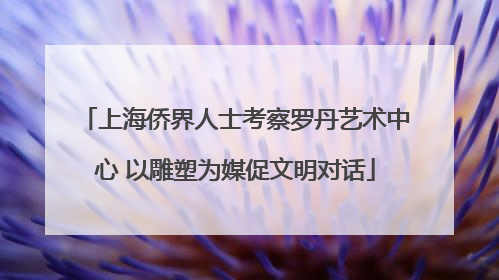 上海侨界人士考察罗丹艺术中心 以雕塑为媒促文明对话