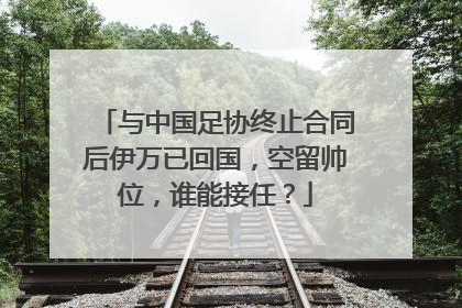 与中国足协终止合同后伊万已回国，空留帅位，谁能接任？