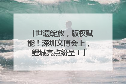 世遗绽放，版权赋能！深圳文博会上，鲤城亮点纷呈！