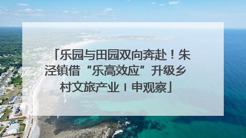 乐园与田园双向奔赴！朱泾镇借“乐高效应”升级乡村文旅产业〡申观察