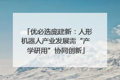 优必选庞建新：人形机器人产业发展需“产学研用”协同创新