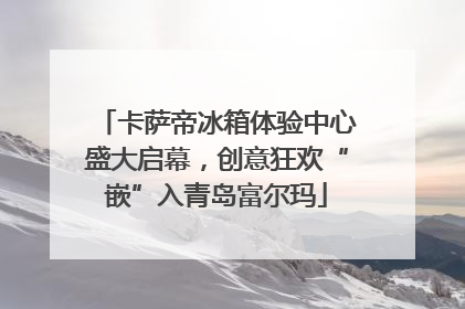 卡萨帝冰箱体验中心盛大启幕，创意狂欢“嵌”入青岛富尔玛