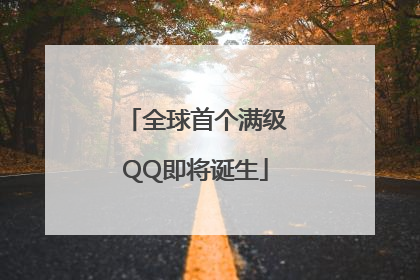全球首个满级QQ即将诞生