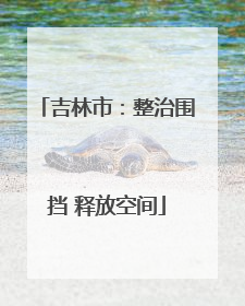 吉林市：整治围挡 释放空间