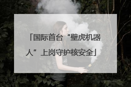 国际首台“壁虎机器人”上岗守护核安全