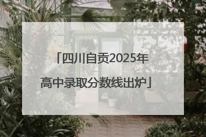 四川自贡2025年高中录取分数线出炉