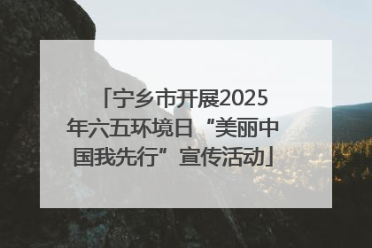 宁乡市开展2025年六五环境日“美丽中国我先行”宣传活动