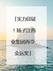实力印证！扬子江药业集团再夺金远奖