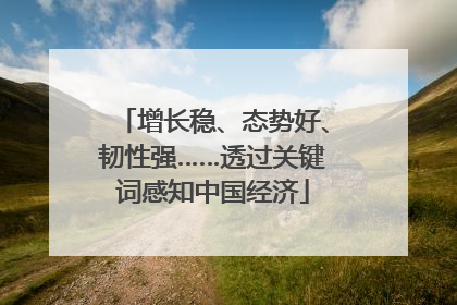 增长稳、态势好、韧性强……透过关键词感知中国经济
