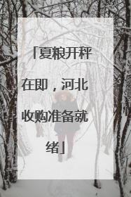 夏粮开秤在即，河北收购准备就绪