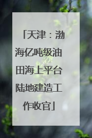 天津：渤海亿吨级油田海上平台陆地建造工作收官