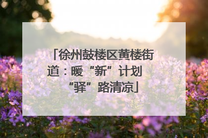 徐州鼓楼区黄楼街道：暖“新”计划 “驿”路清凉