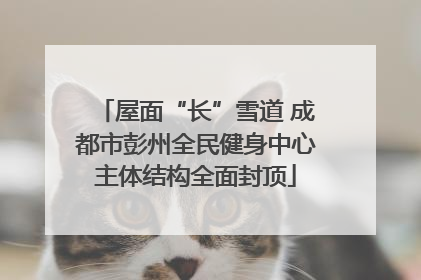 屋面“长”雪道 成都市彭州全民健身中心主体结构全面封顶