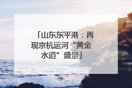 山东东平港：再现京杭运河“黄金水道”盛景