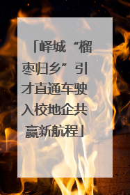 峄城“榴枣归乡”引才直通车驶入校地企共赢新航程