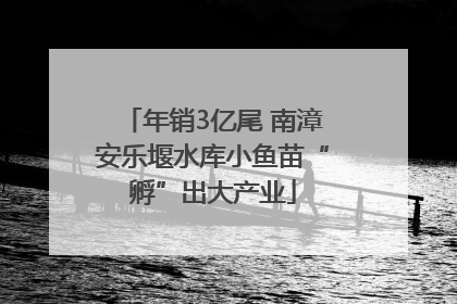 年销3亿尾 南漳安乐堰水库小鱼苗“孵”出大产业