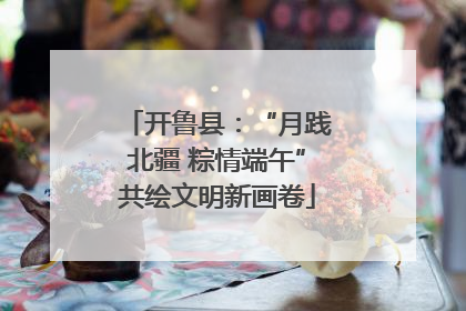 开鲁县：“月践北疆 粽情端午”共绘文明新画卷