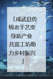 成武县传统老手艺变身新产业 共富工坊助力乡村振兴