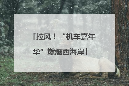 拉风！“机车嘉年华”燃爆西海岸