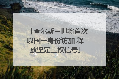 查尔斯三世将首次以国王身份访加 释放坚定主权信号