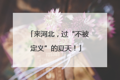 来河北，过“不被定义”的夏天！