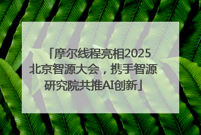 摩尔线程亮相2025北京智源大会，携手智源研究院共推AI创新