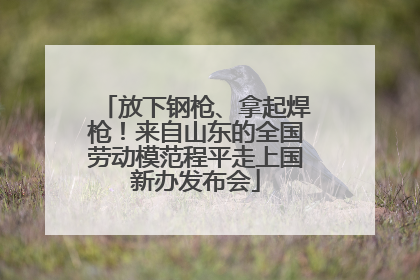 放下钢枪、拿起焊枪！来自山东的全国劳动模范程平走上国新办发布会
