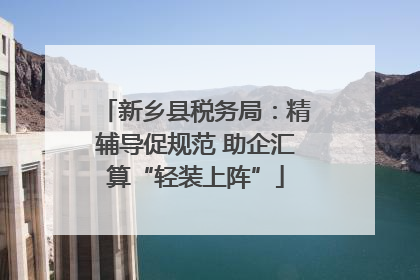 新乡县税务局：精辅导促规范 助企汇算“轻装上阵”