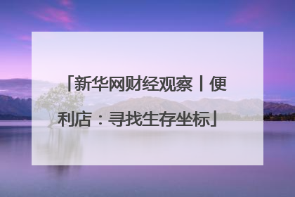 新华网财经观察丨便利店：寻找生存坐标
