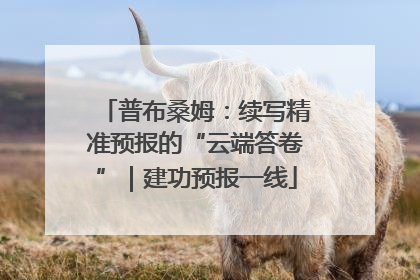 普布桑姆：续写精准预报的“云端答卷”｜建功预报一线