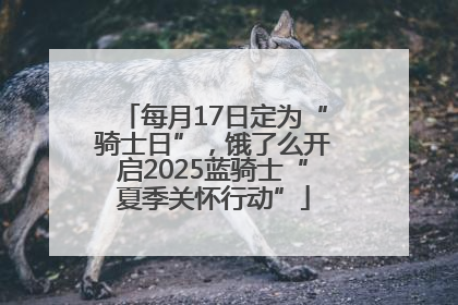 每月17日定为“骑士日”，饿了么开启2025蓝骑士“夏季关怀行动”