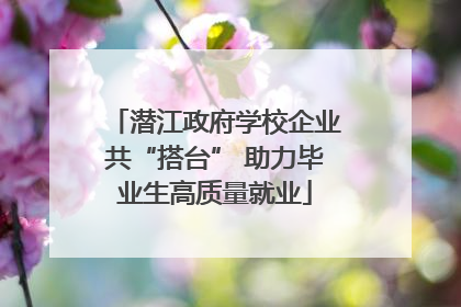 潜江政府学校企业共“搭台” 助力毕业生高质量就业