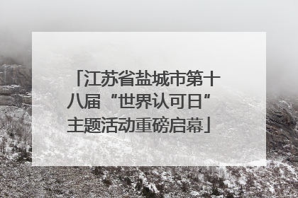 江苏省盐城市第十八届“世界认可日”主题活动重磅启幕