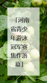 河南省青少年游泳冠军赛焦作落幕