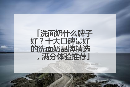 洗面奶什么牌子好？十大口碑最好的洗面奶品牌精选，满分体验推荐