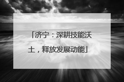 济宁：深耕技能沃土，释放发展动能