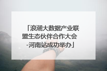 浪潮大数据产业联盟生态伙伴合作大会-河南站成功举办
